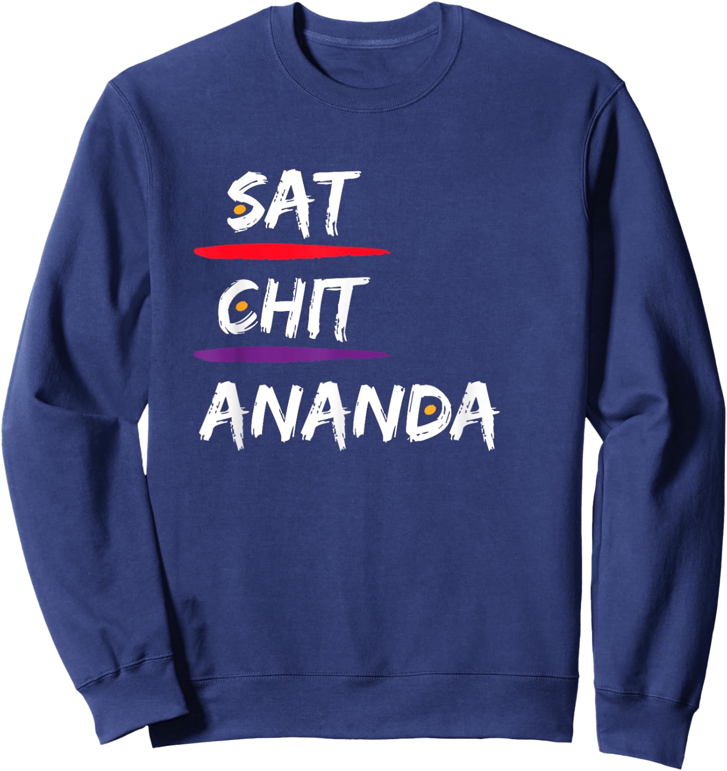 Sat - Chit - Ananda | Truth, Consciousness, Bliss Sweatshirt - Sweatshirt | Navy