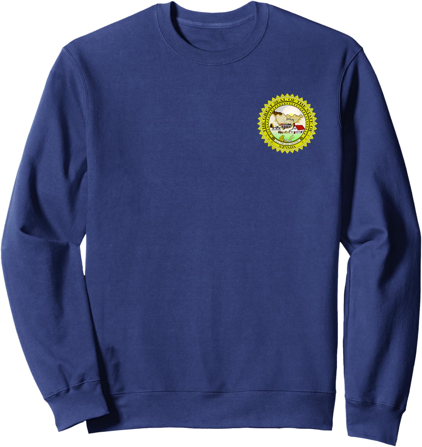 State of Nevada Seal Flag Sweatshirt - Sweatshirt | Navy