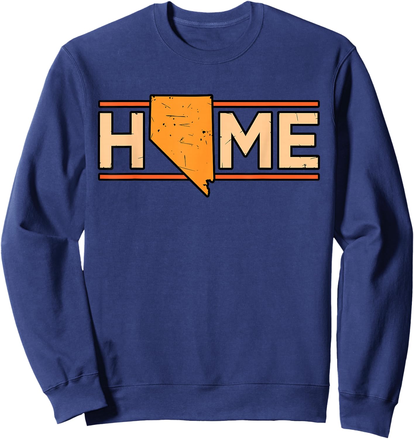 Retro Nevada America USA Sweatshirt - Sweatshirt | Navy