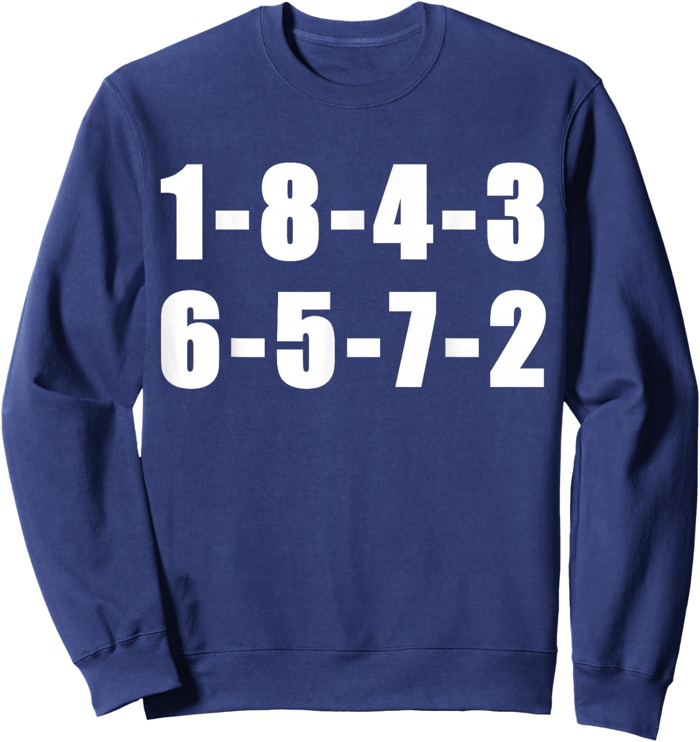 18436572 Firing Order Small Block Engine V8 Big Block Sweatshirt - Sweatshirt | Navy