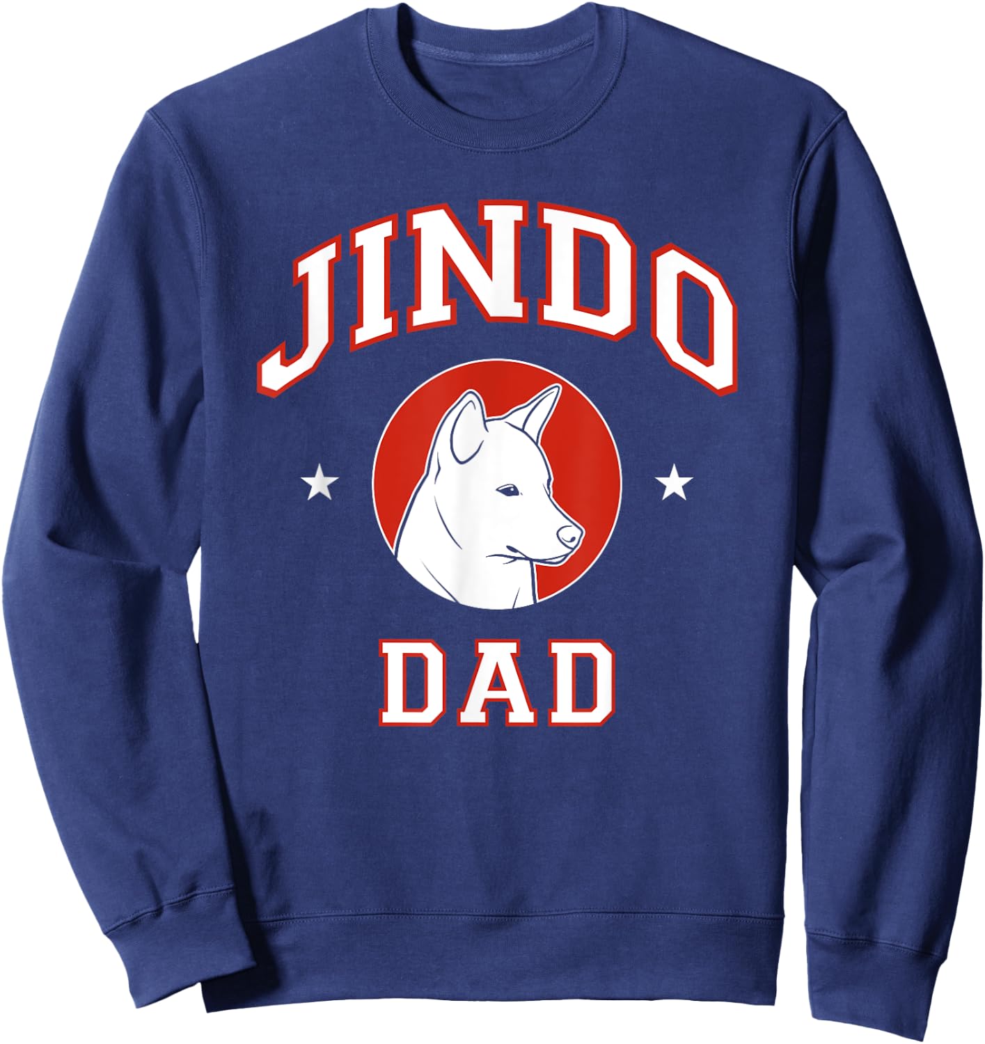 Jindo Dad Dog Father Sweatshirt - Sweatshirt | Navy