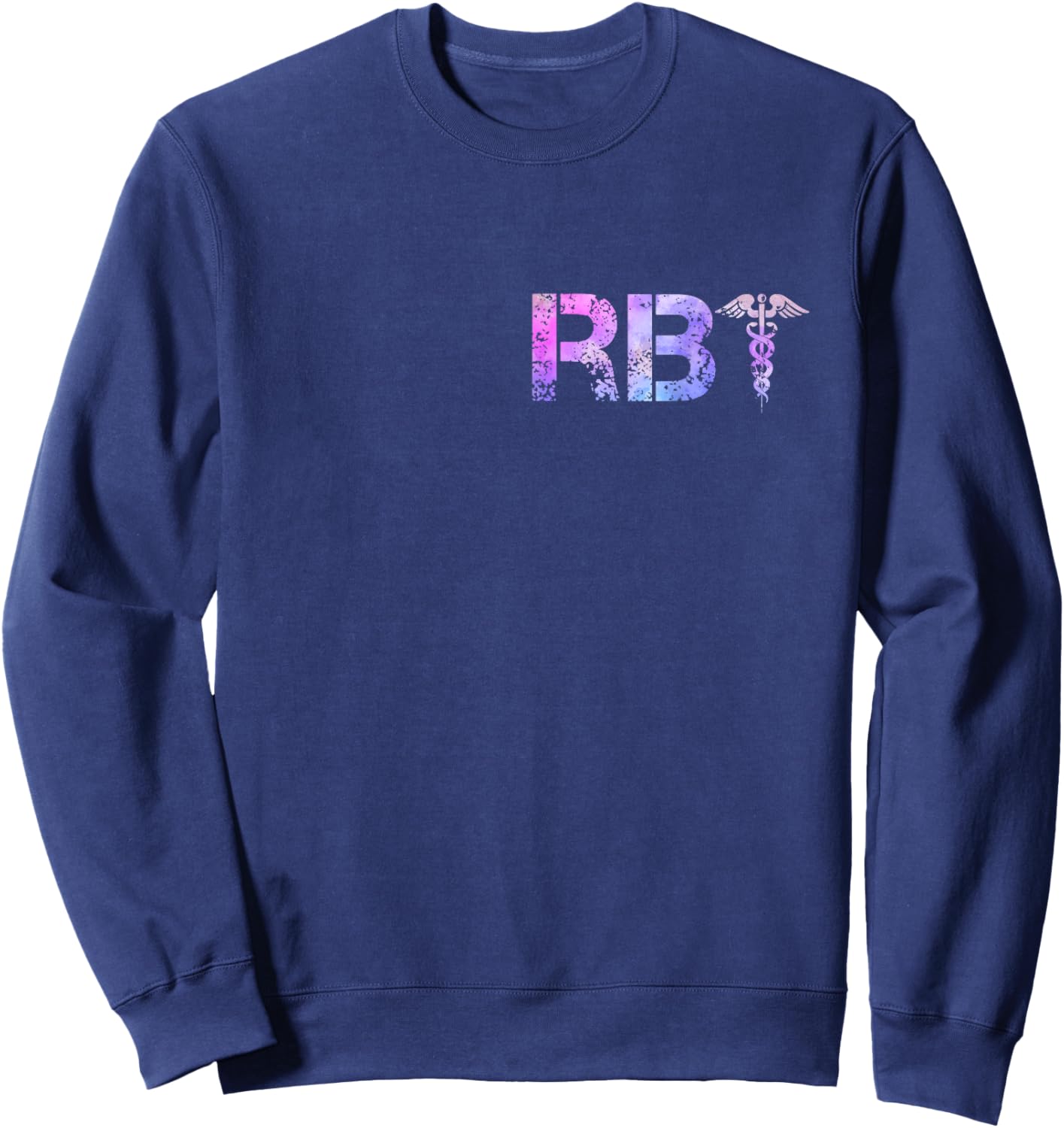 Subtle RBT Artwork, Registered Behavior Technician Sweatshirt - Sweatshirt | Navy