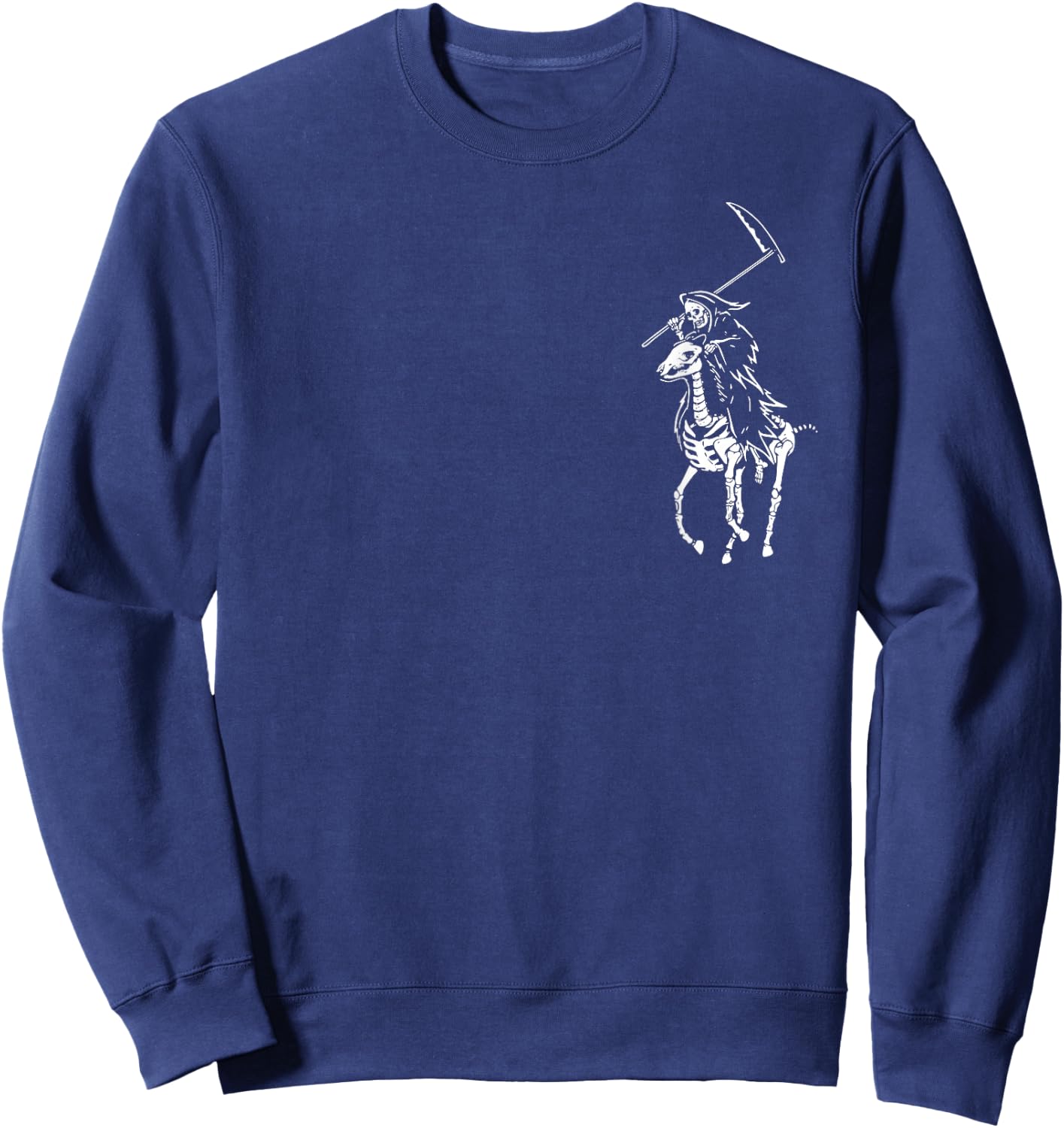 Polo Grim Reaper Vintage Death Sweatshirt - Sweatshirt | Navy