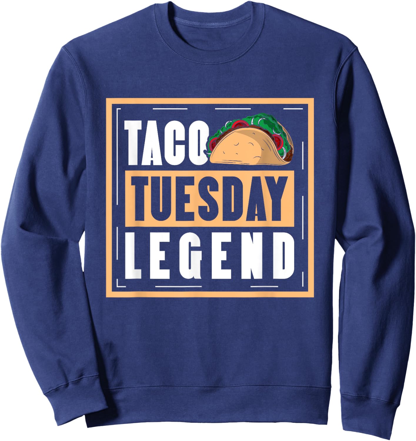 Cinco De Mayo Taco Costume Adult Taco Pajamas Kids Sweatshirt - Sweatshirt | Navy
