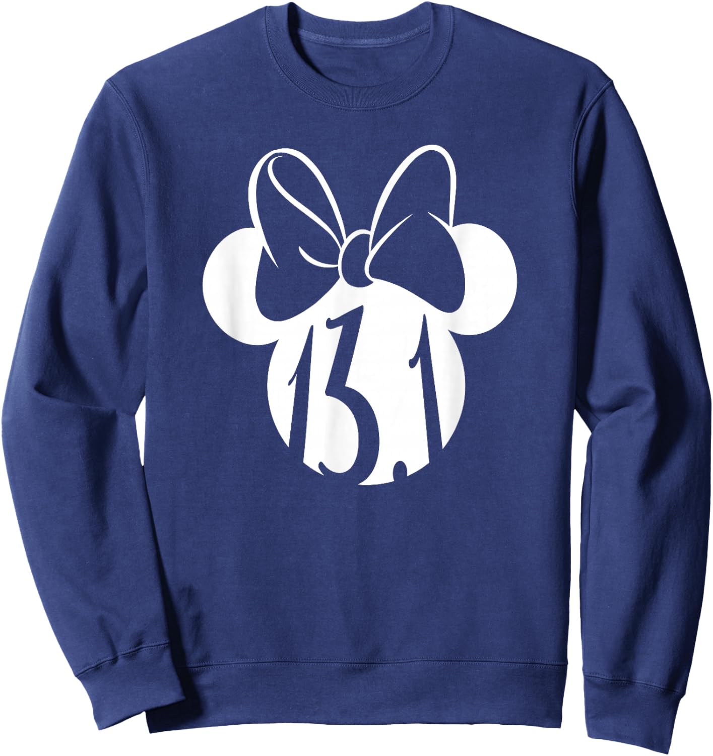 Disney Mickey And Friends Minnie Mouse Half Marathon 13.1 Sweatshirt - Sweatshirt | Navy