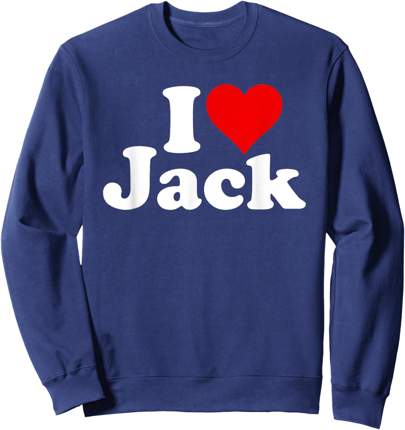 I Love Heart Jack Sweatshirt - Sweatshirt | Navy