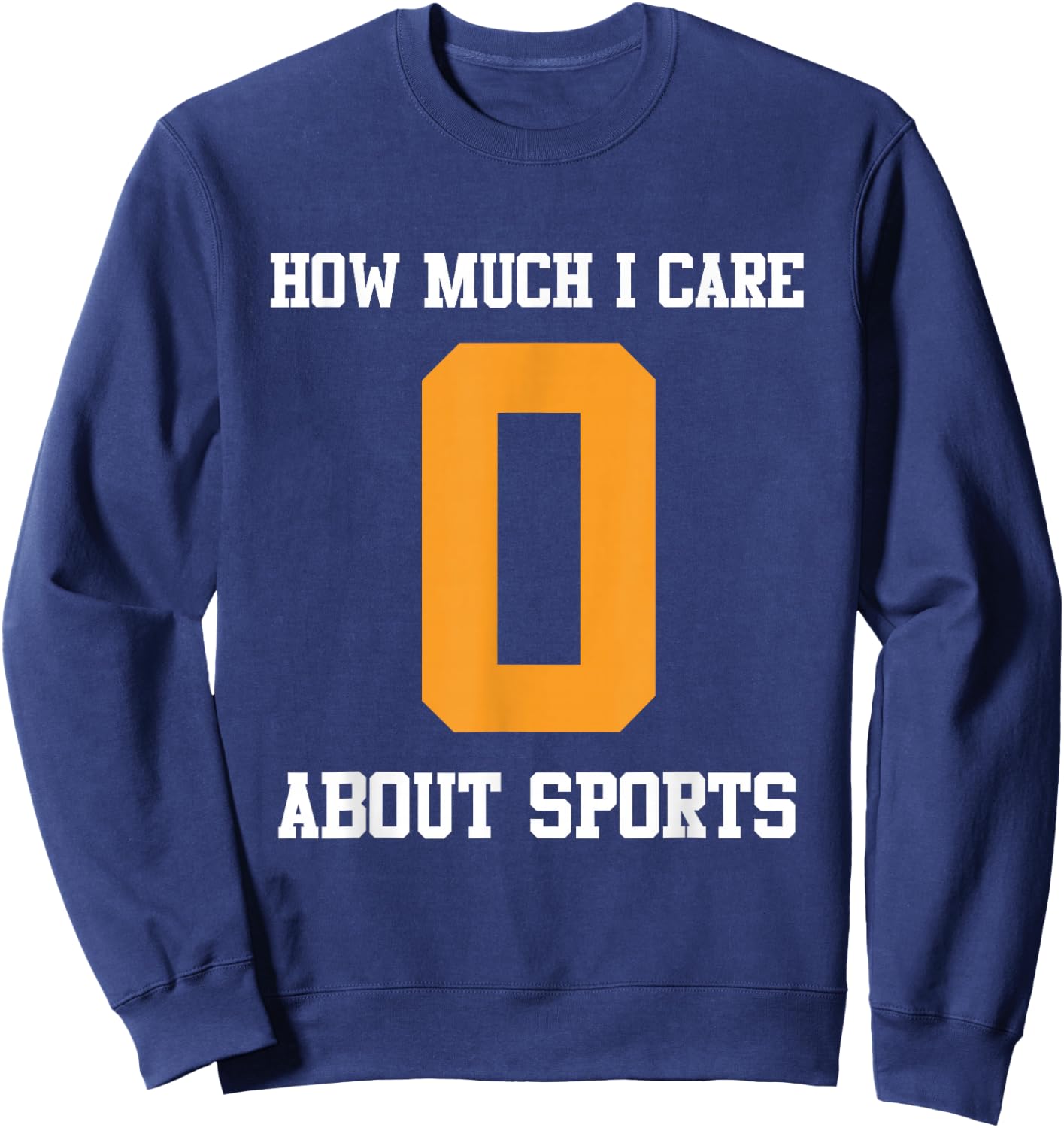 Anti Football Fan No Baseball No Football Sweatshirt - Sweatshirt | Navy