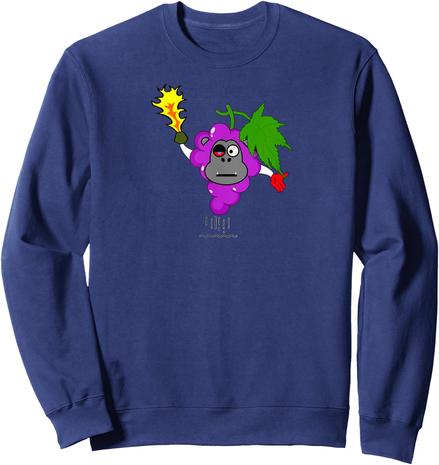 The Grape Ape Sweatshirt - Sweatshirt | Navy