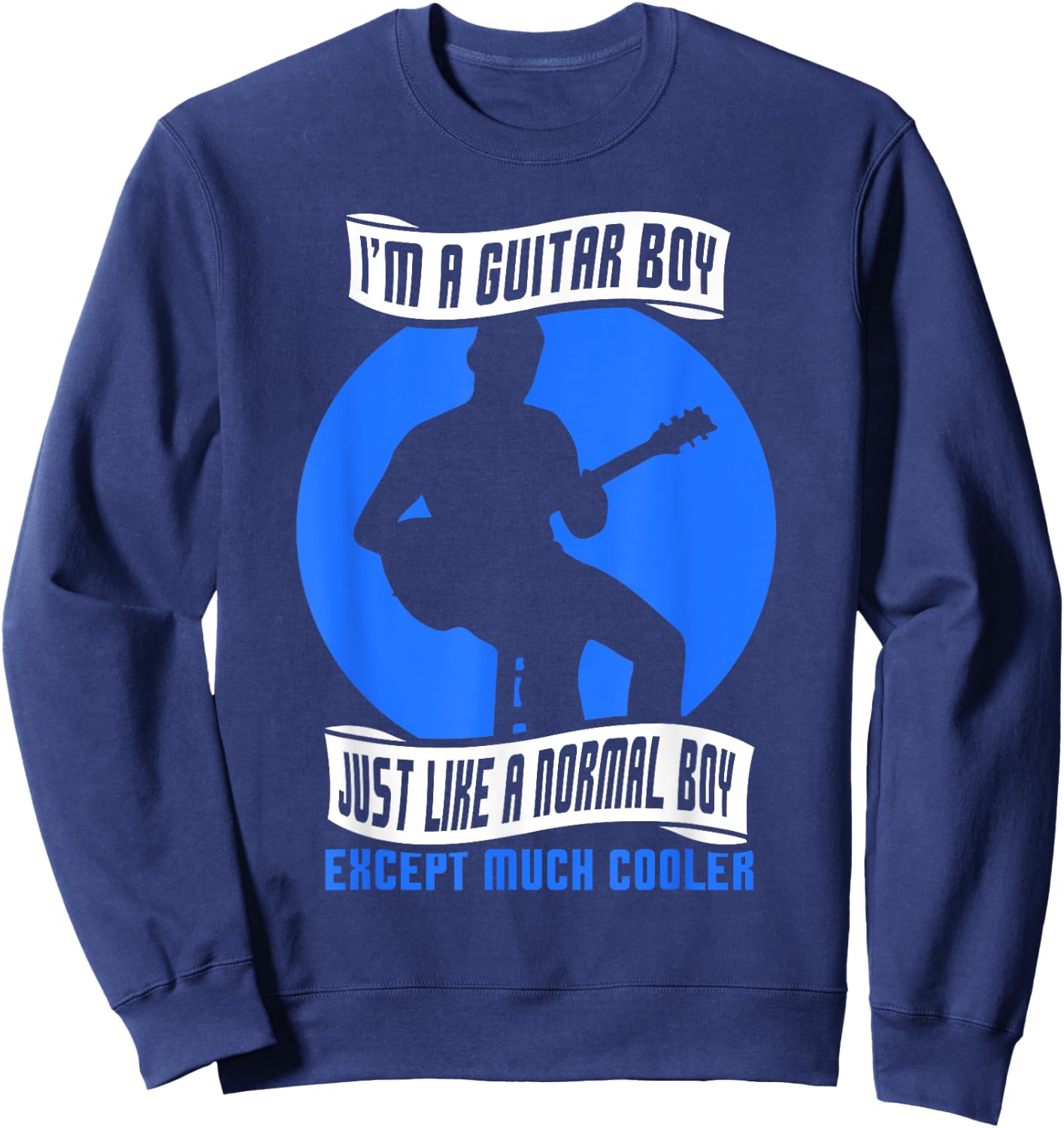 I’m a guitar boy Sweatshirt - Sweatshirt | Navy