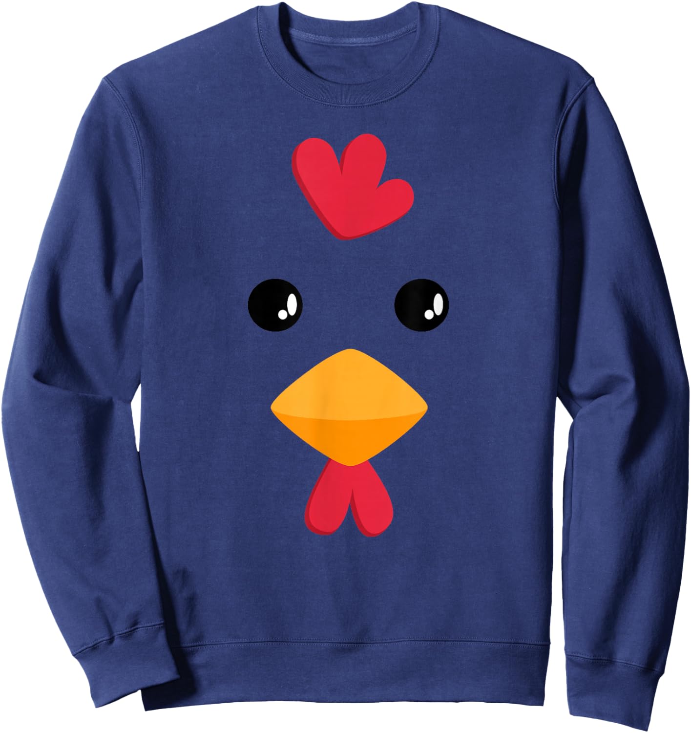 Chicken Halloween Costume Funny Kids Adults Sweatshirt - Sweatshirt | Navy