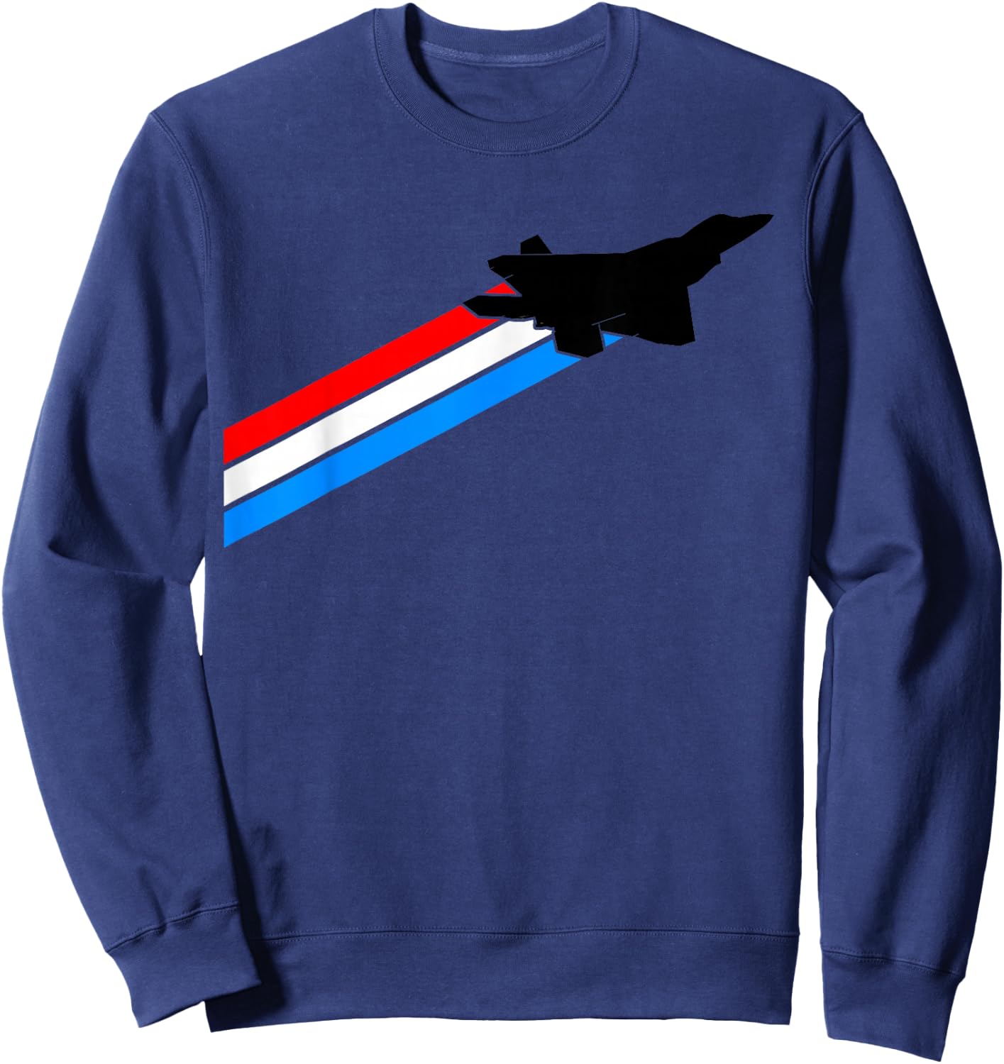 F-22 Raptor Fighter Jet Sweatshirt - Sweatshirt | Navy