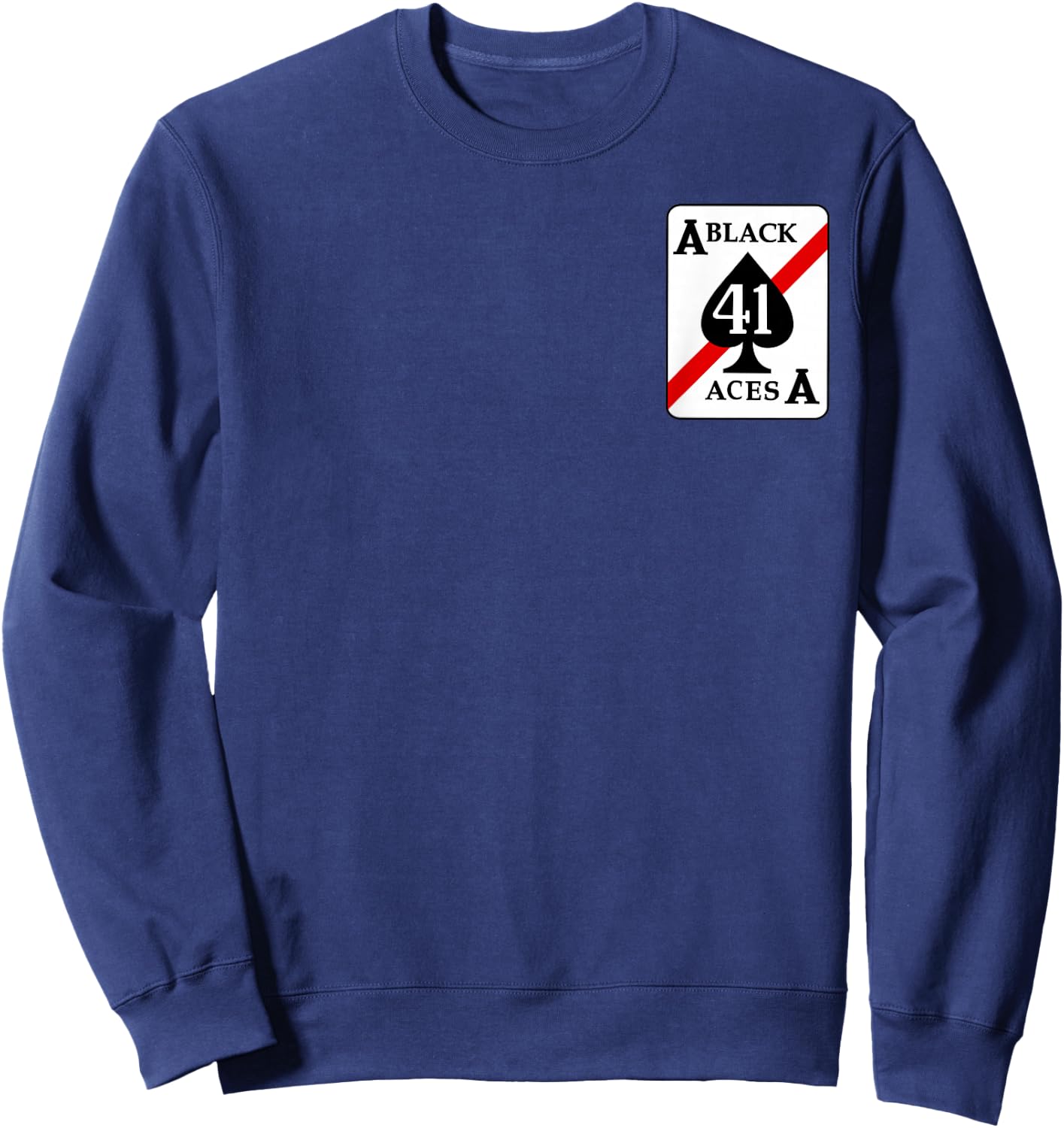 Navy Strike Fighter Squadron 41 VFA-41 Black Aces Sweatshirt - Sweatshirt | Navy