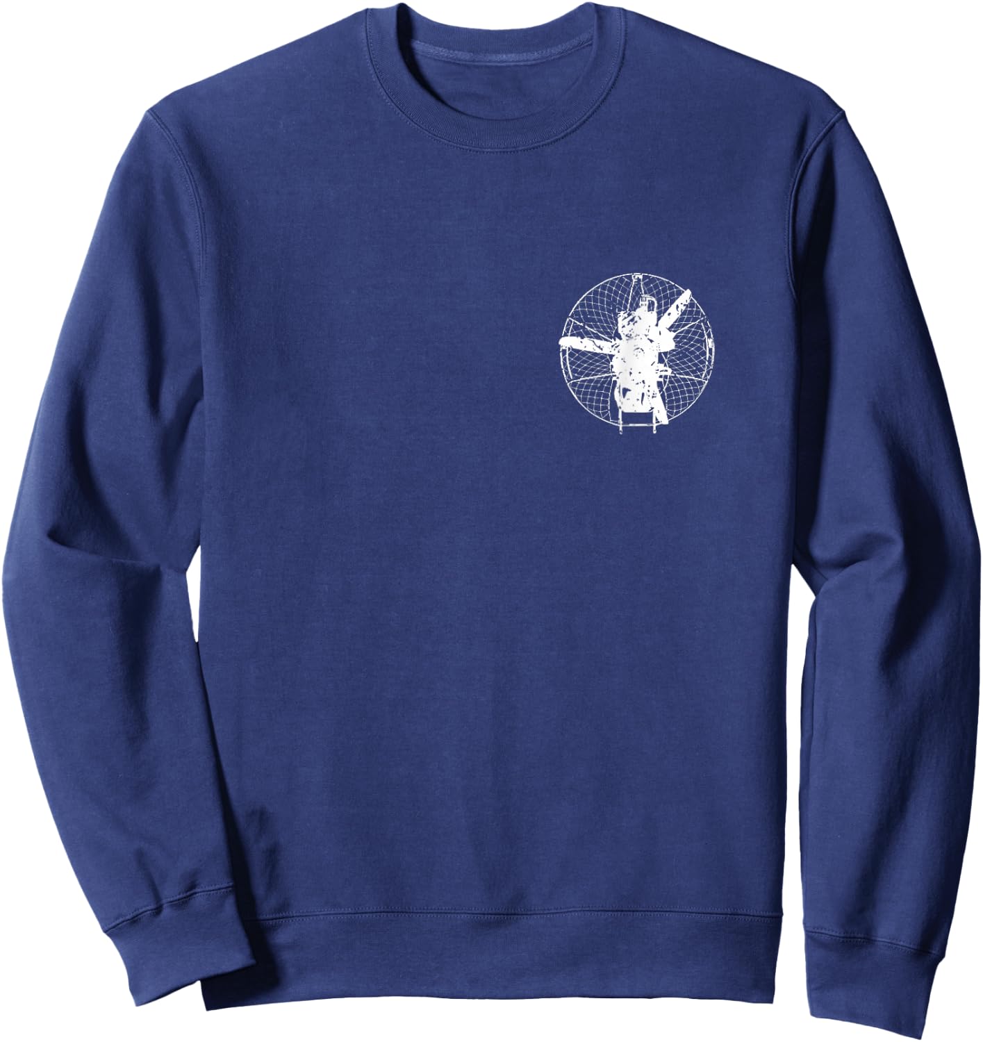 Simple Paramotor Shirt For Powered Paragliding Lovers Sweatshirt - Sweatshirt | Navy