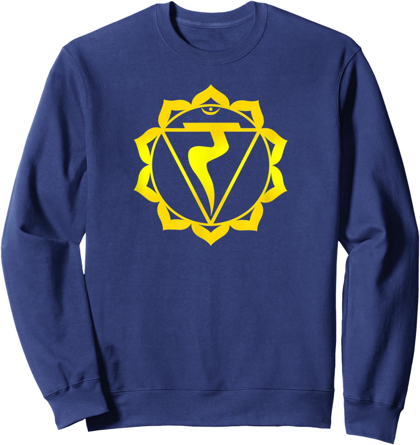 Manipura Navel Chakra Yoga Sweatshirt - Sweatshirt | Navy