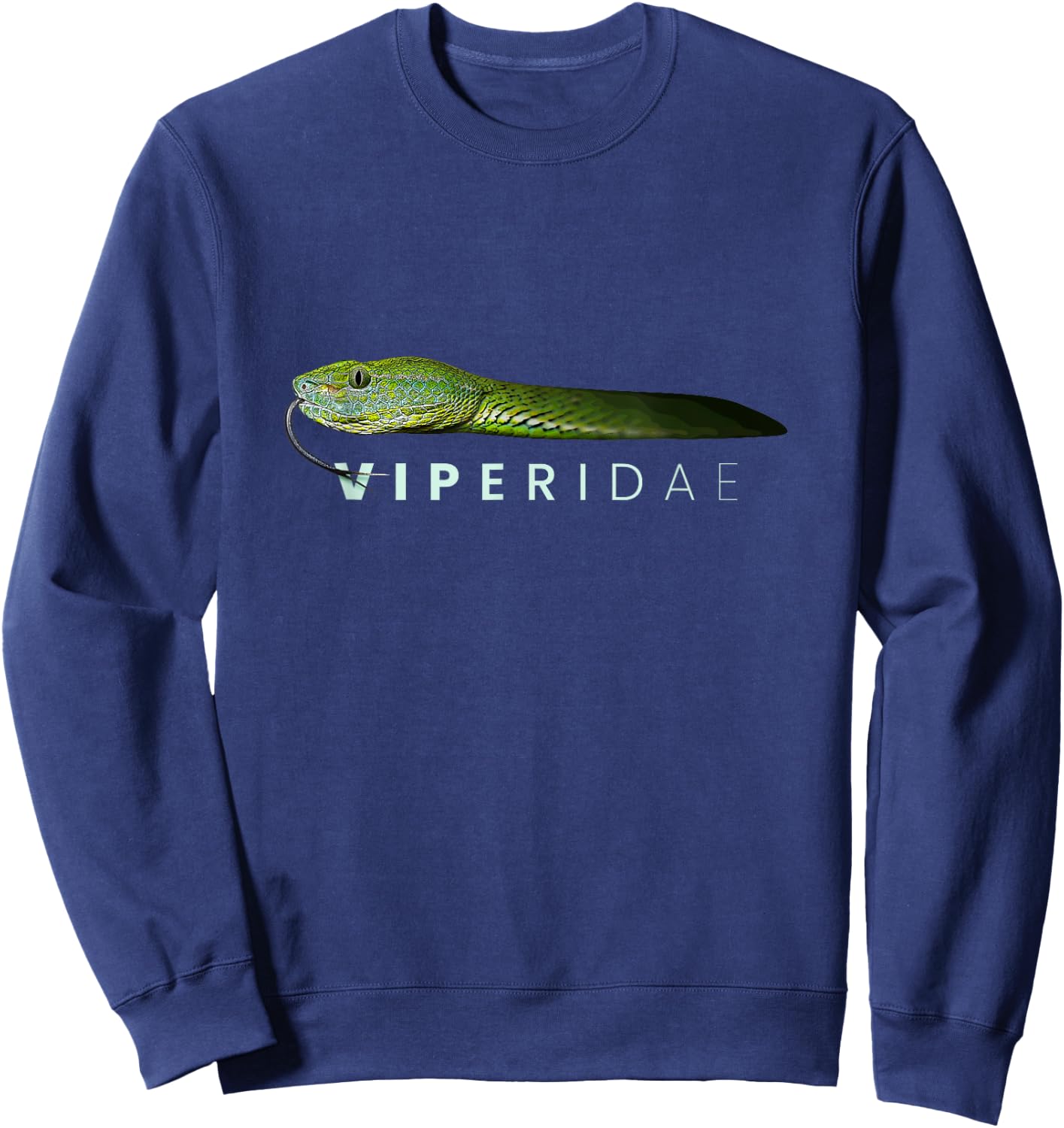 Viper Snake Reptile Animal Pet Lover | Davidsfeed Sweatshirt - Sweatshirt | Navy