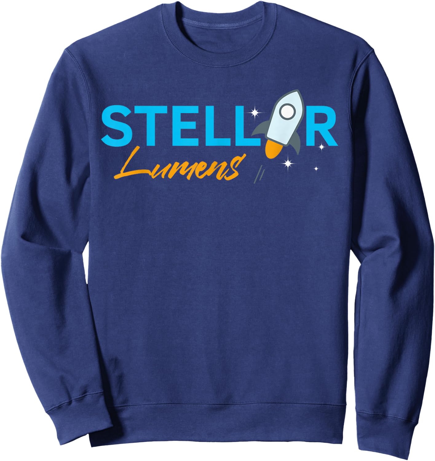 Stellar Lumens (XLM) Hodler Investor Trader Sweatshirt - Sweatshirt | Navy