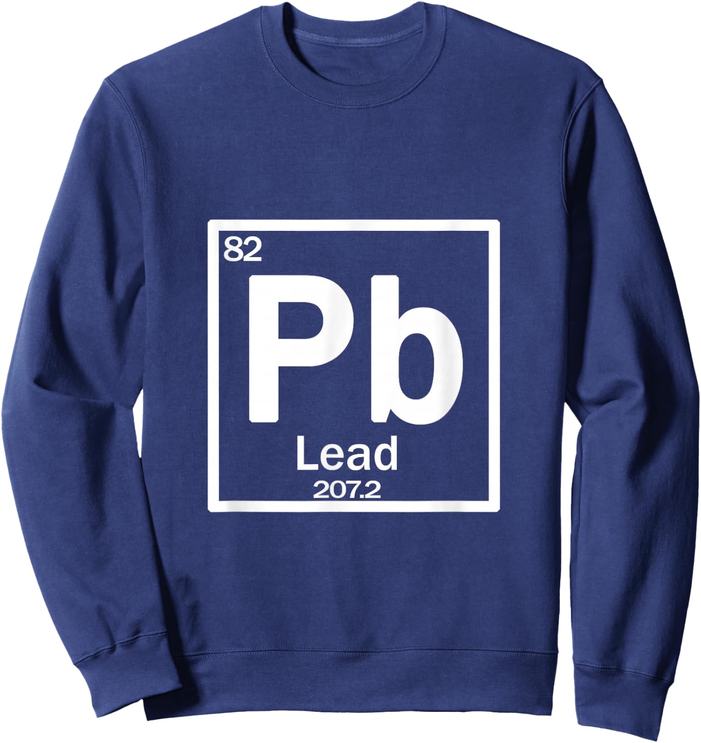 Chemistry Pb (lead) element Sweatshirt - Sweatshirt | Navy