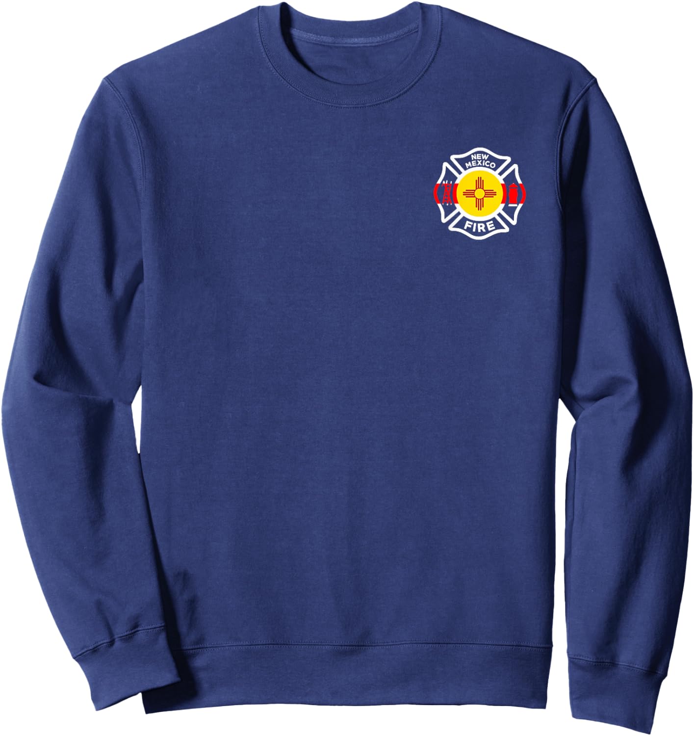 New Mexico Fire Rescue Firefighters Firemen Duty Sweatshirt - Sweatshirt | Navy