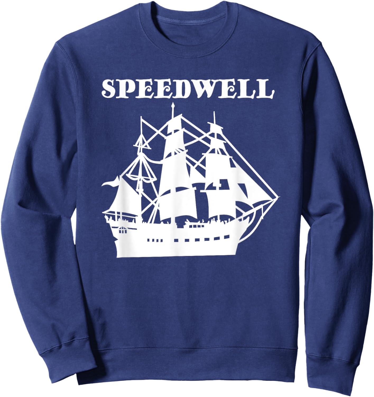Speedwell Ship - Pilgrim Boat America American History Sweatshirt - Sweatshirt | Navy