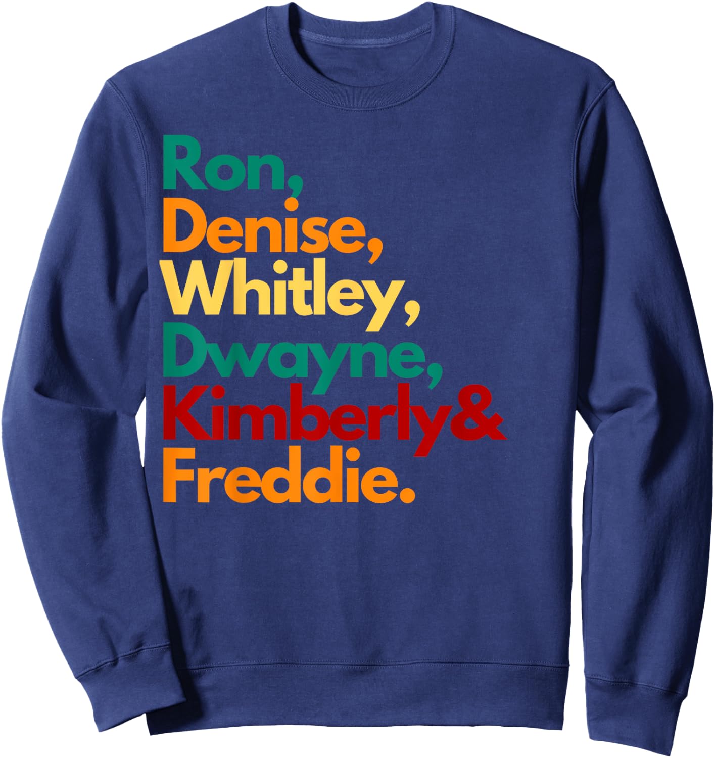 HBCU Black College Graduates Whitley Retro Sweatshirt - Sweatshirt | Navy