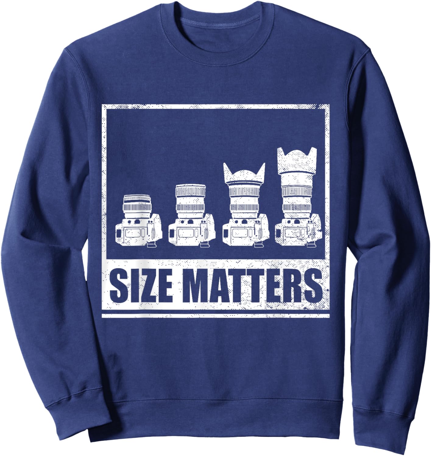 Funny Photography Gift Women Cool Photographer Lens Sweatshirt - Sweatshirt | Navy