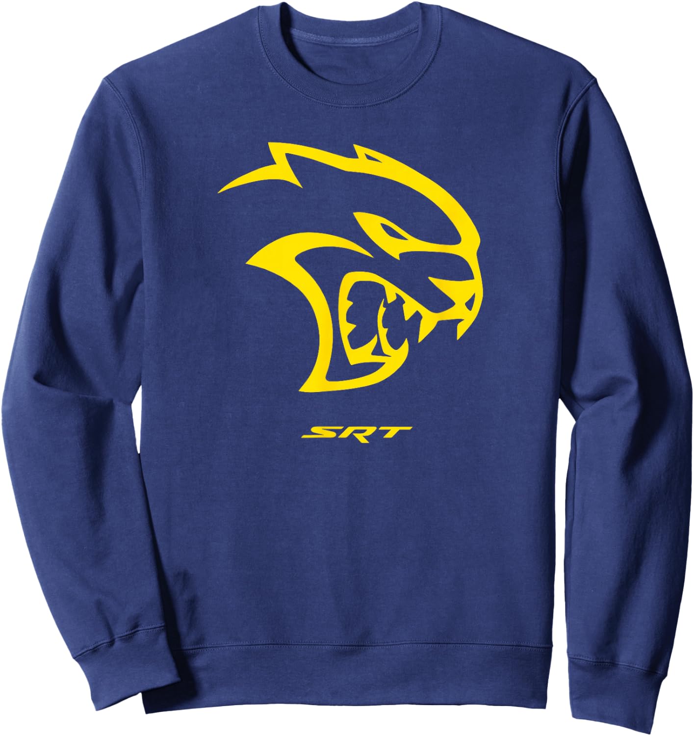 Dodge Hellcat Yellow Sweatshirt - Sweatshirt | Navy