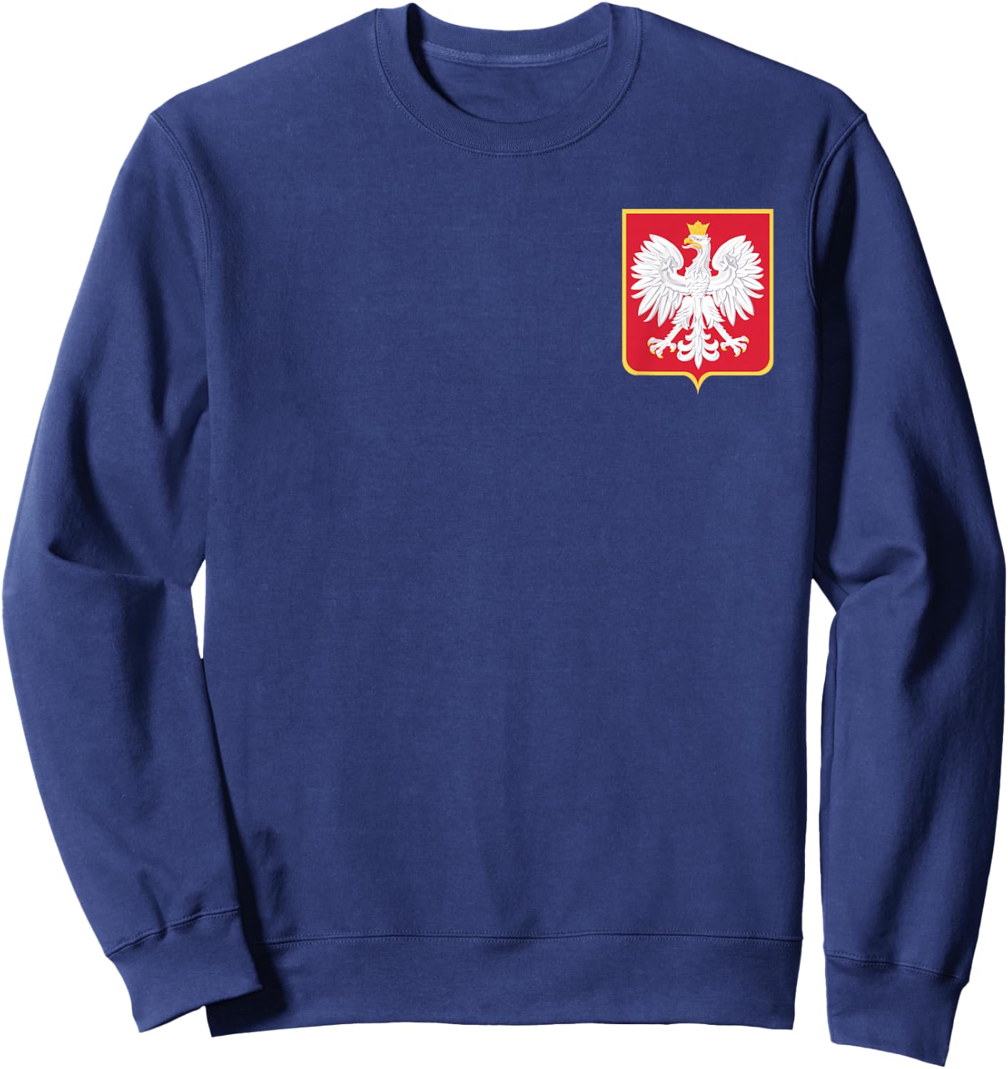 Poland White Eagle Coat of Arms Polska Polish Family Sweatshirt - Sweatshirt | Navy