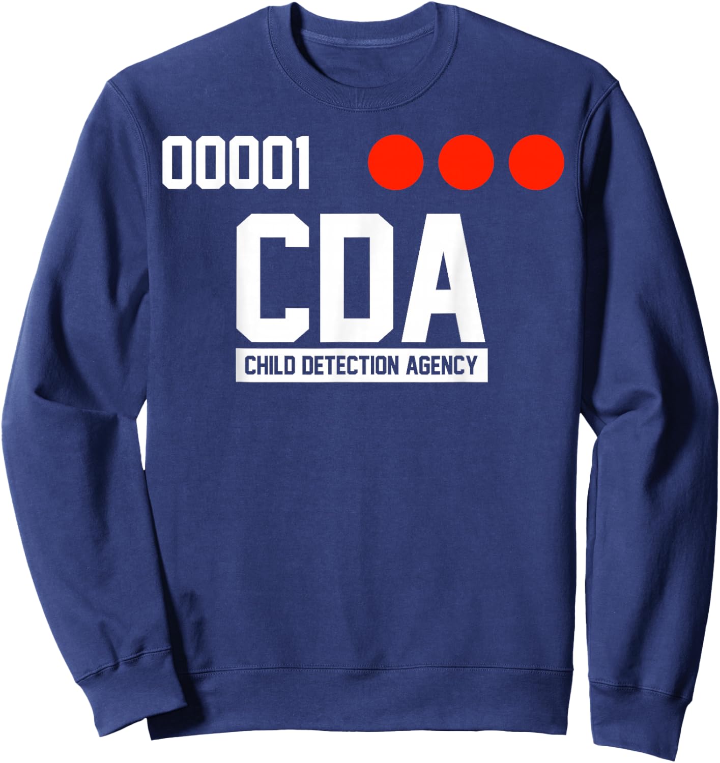 C D A Child Detection Agency Sweatshirt - Sweatshirt | Navy