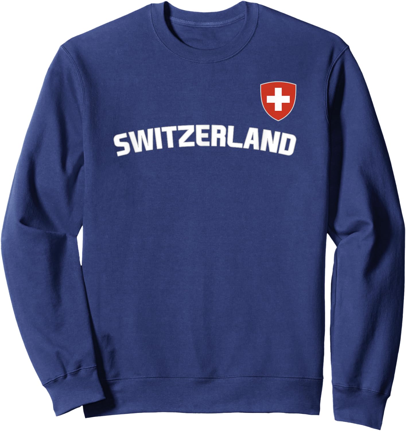Switzerland Flag Swiss Pride International Country Sweatshirt - Sweatshirt | Navy