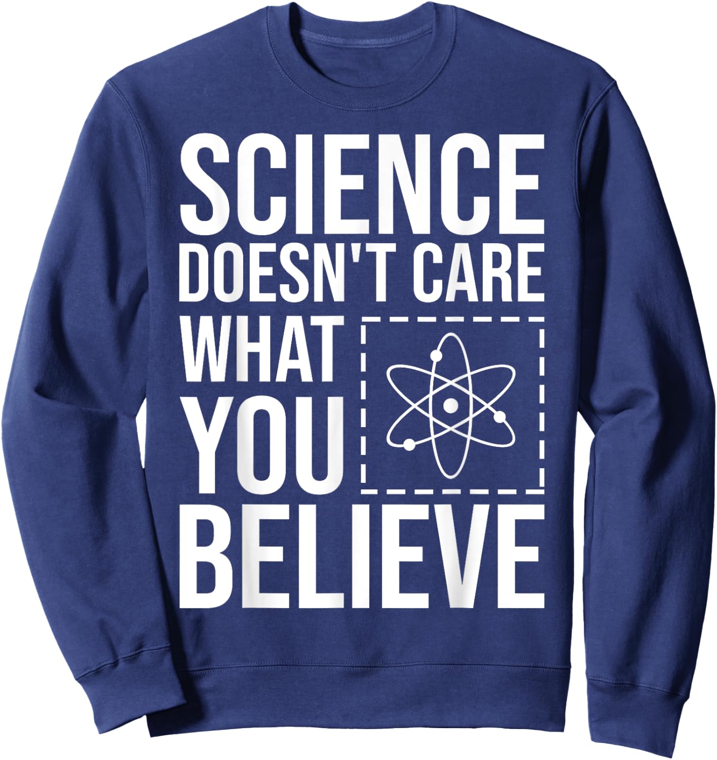 Funny Science Design Women Science Physic Chemistry Sweatshirt - Sweatshirt | Navy