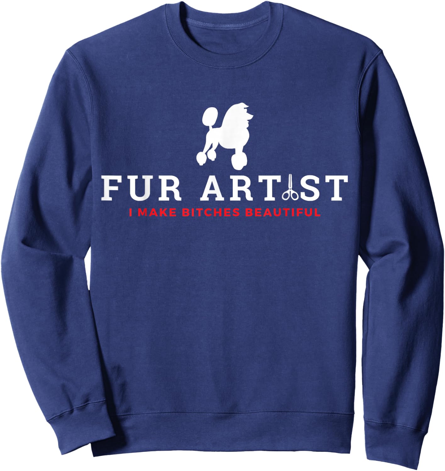 Dog Groomer for Pet Puppy Grooming Stylist Sweatshirt - Sweatshirt | Navy