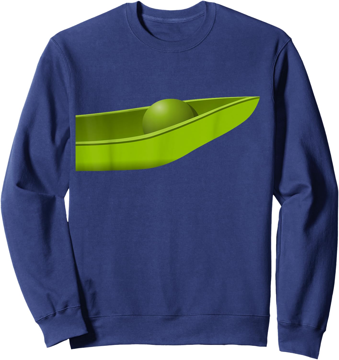 Two Peas in A Pod Matching Couples Costume Halloween Shirt Sweatshirt - Sweatshirt | Navy
