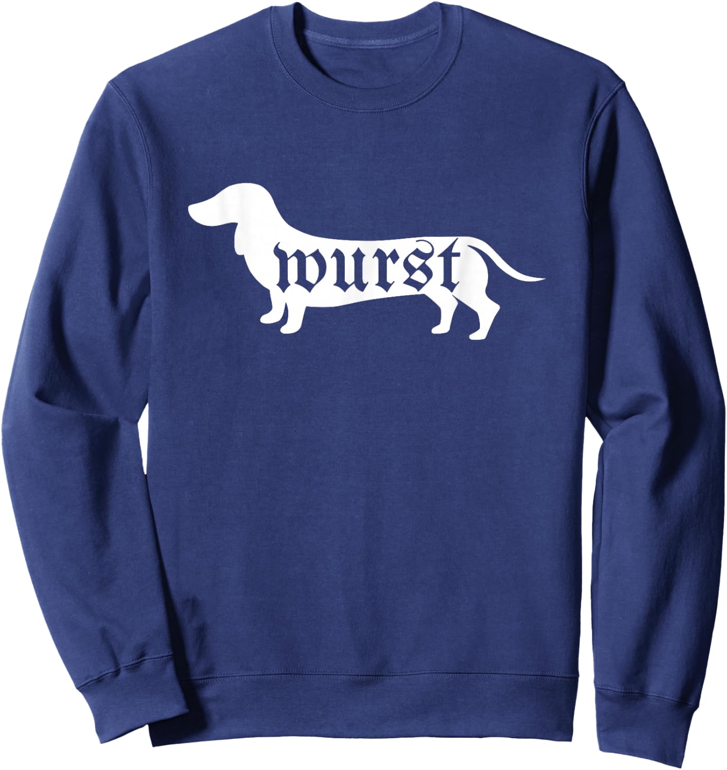 Dachshund Wurst Funny Oktoberfest Costume Wiener Lovers Sweatshirt - Sweatshirt | Navy