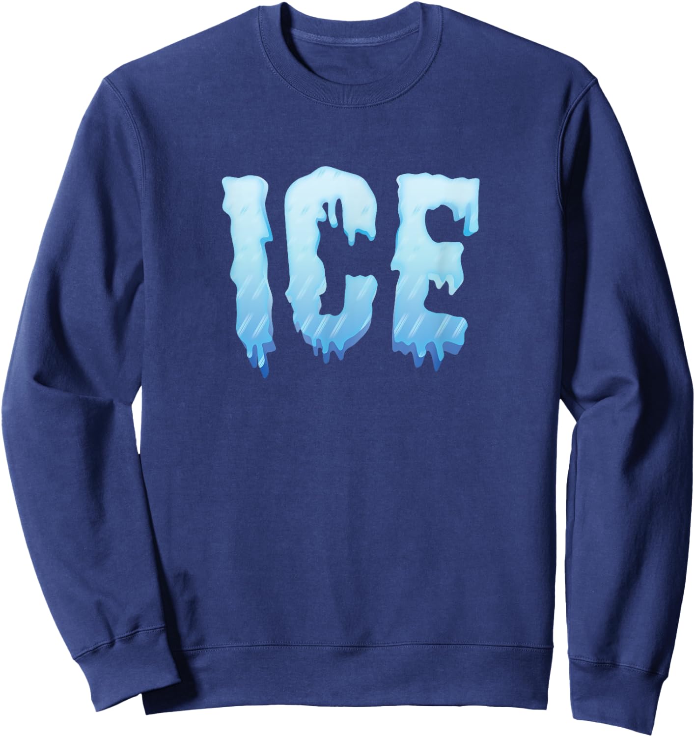 Ice Clothing Matching Outfit Couples Funny Halloween Sweatshirt - Sweatshirt | Navy
