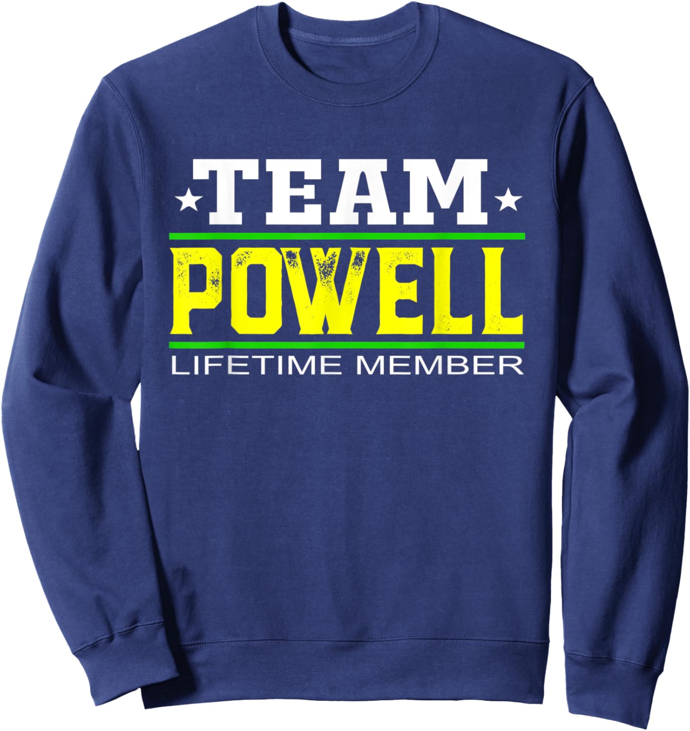 Team Powell Lifetime Member Surname Last Name Tree Reunion Sweatshirt - Sweatshirt | Navy