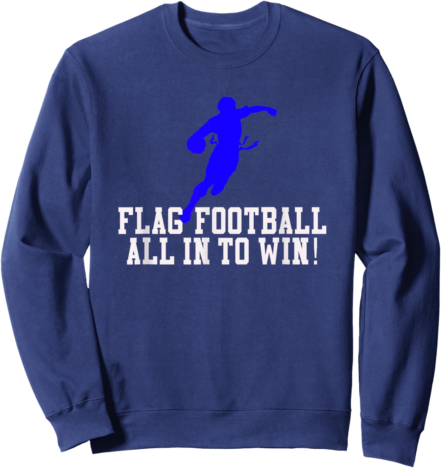 Boys Flag Football for Kids Youth or Adults Sweatshirt - Sweatshirt | Navy