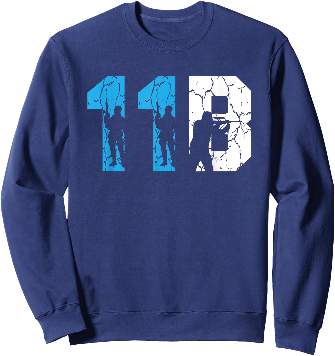 Military 11B Infantry Fort Benning Sweatshirt - Sweatshirt | Navy
