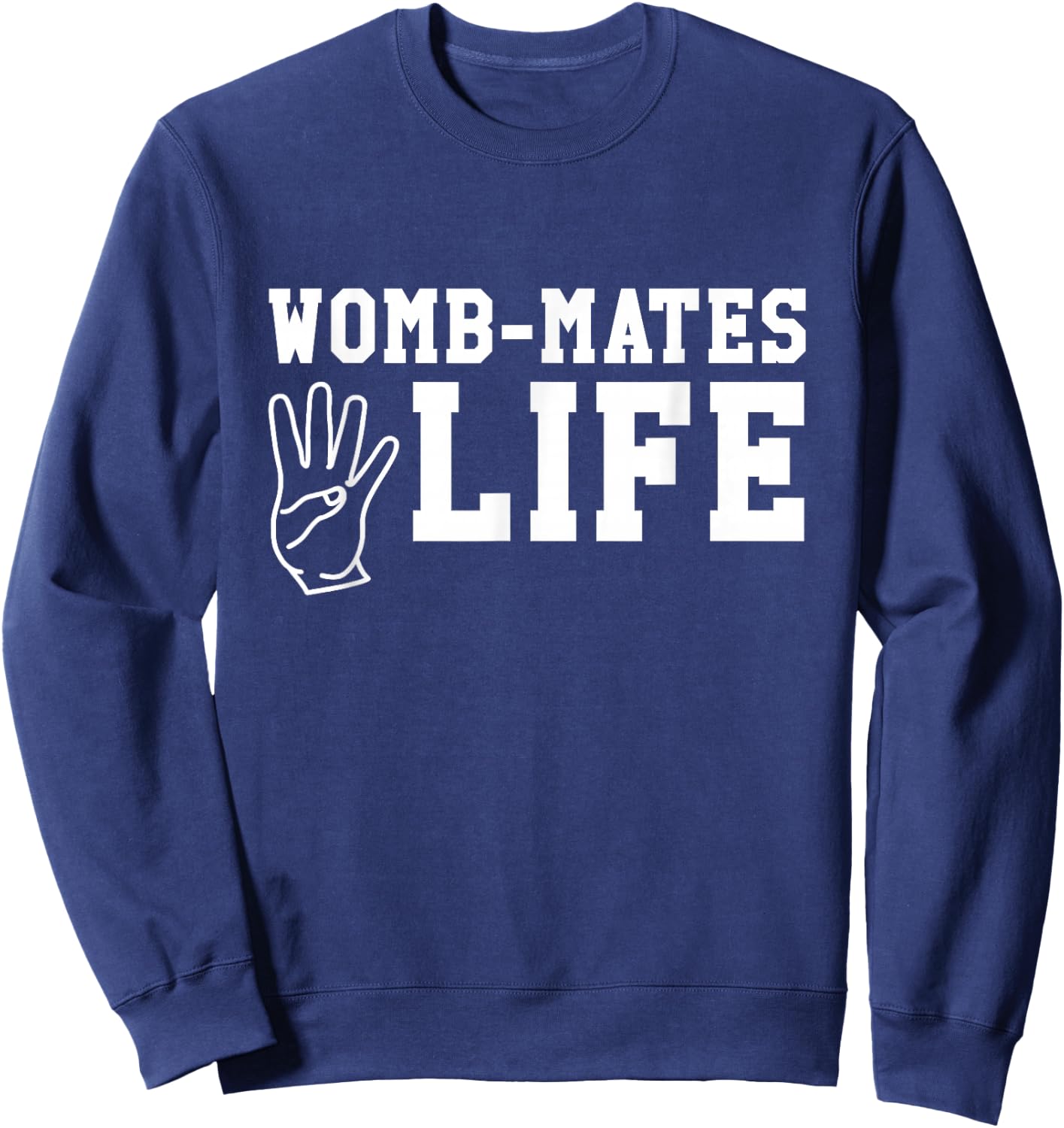 Zwilling - uterine mates 4 lives Sweatshirt - Sweatshirt | Navy