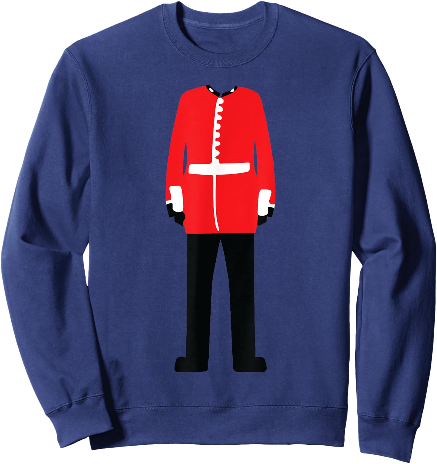 Royal Guard Uniform Cool British Soldier Costume Sweatshirt - Sweatshirt | Navy