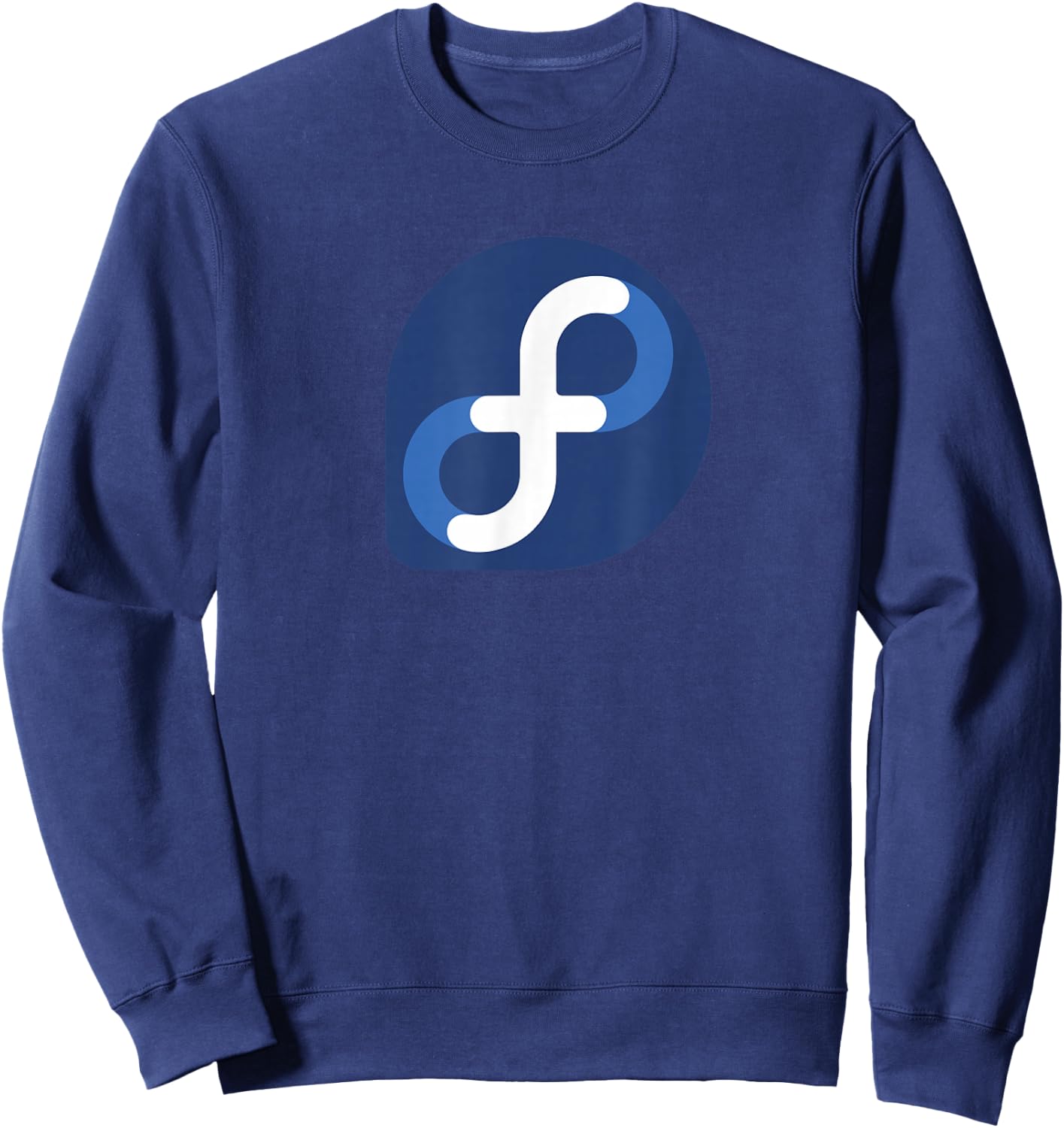 Linux Fedora lover tagline & Logo Open Source Os Sweatshirt - Sweatshirt | Navy