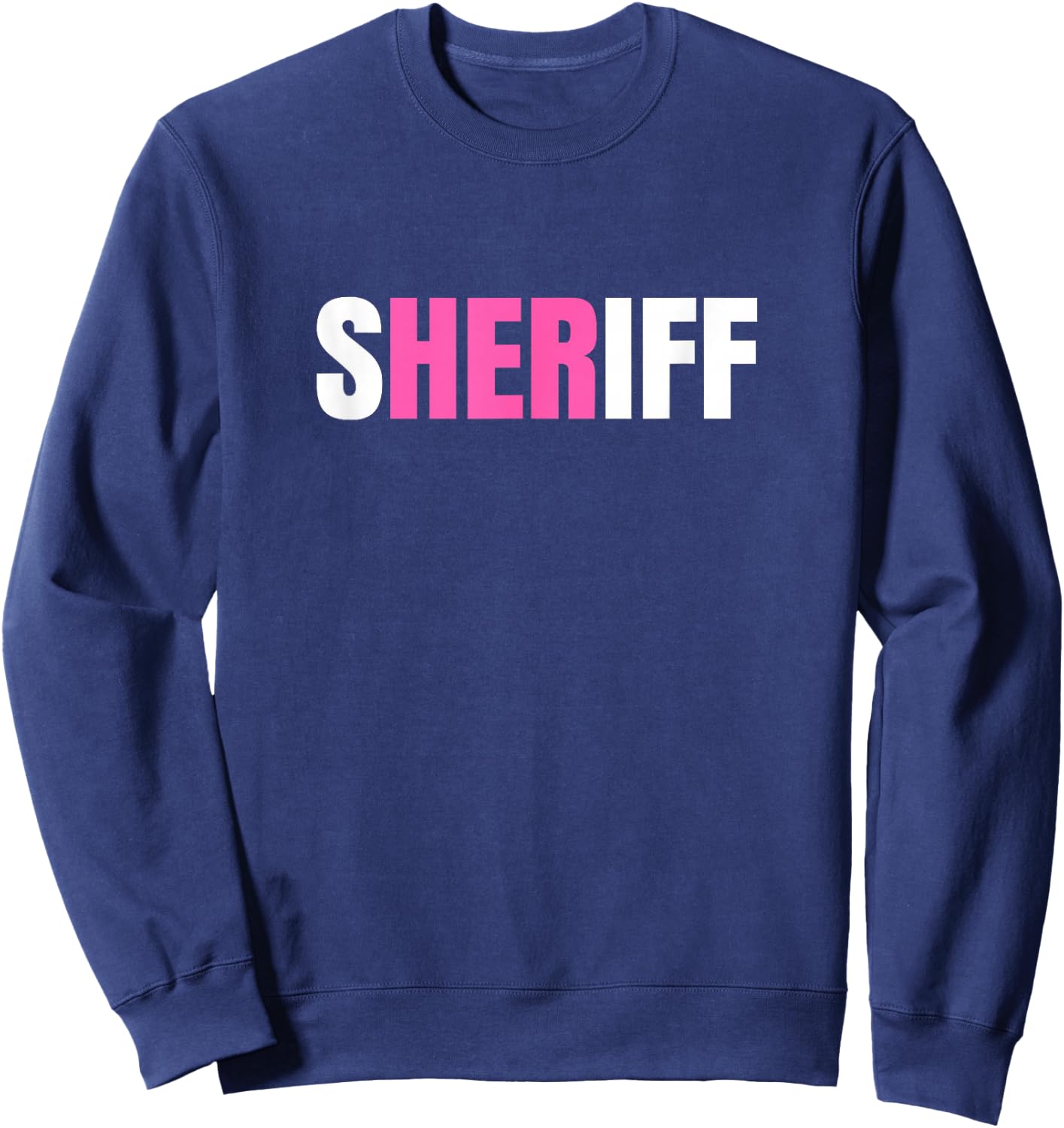 Sheriff Female Law Enforcement Sweatshirt - Sweatshirt | Navy