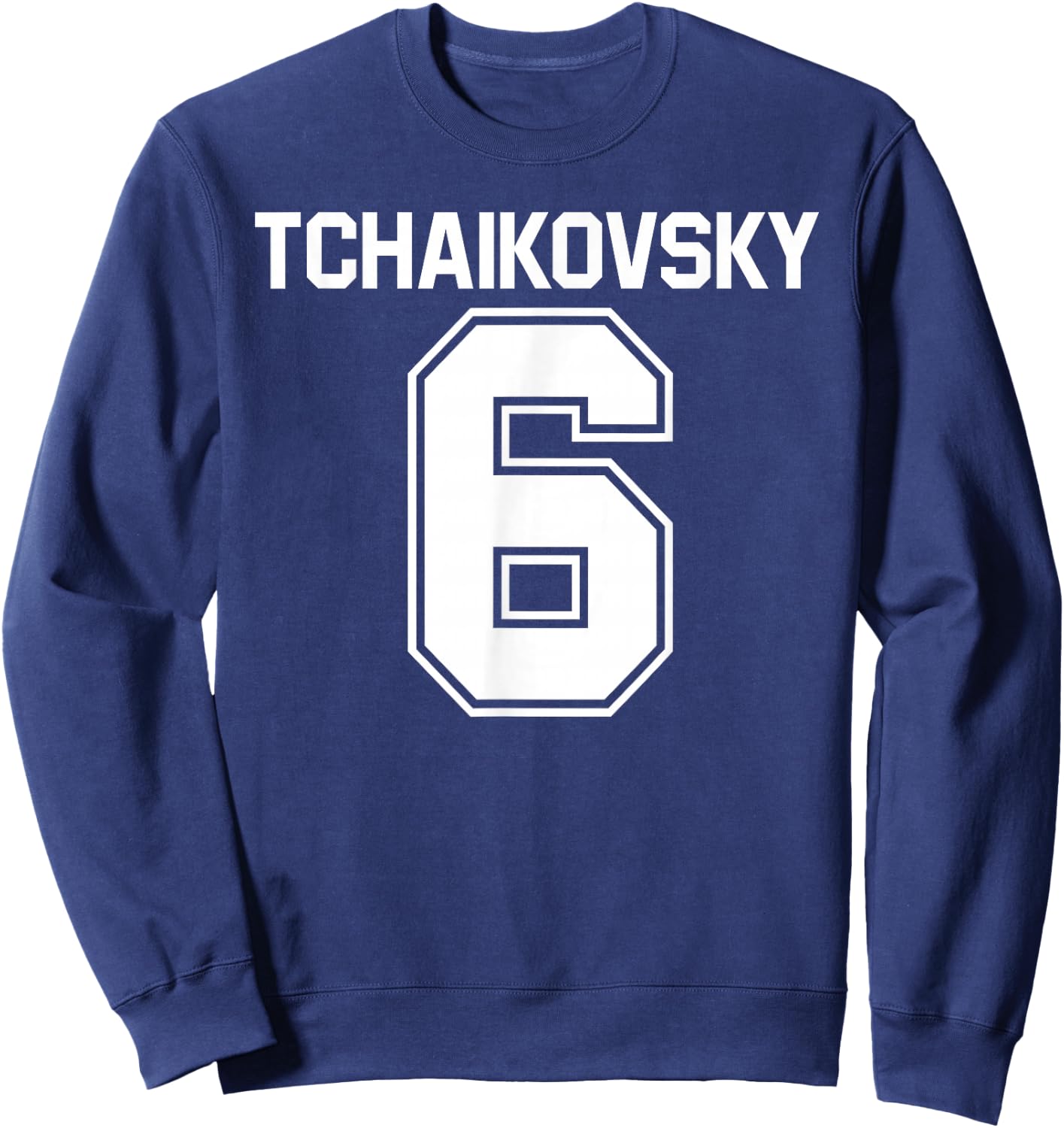 Tchaikovsky 6 Orchestra Composer Symphony Sweatshirt - Sweatshirt | Navy