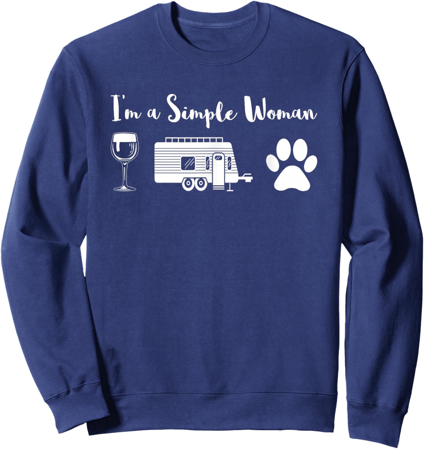 Wine Shirt Women Wine-Lover Gifts for Winemaker Red Wine Sweatshirt - Sweatshirt | Navy