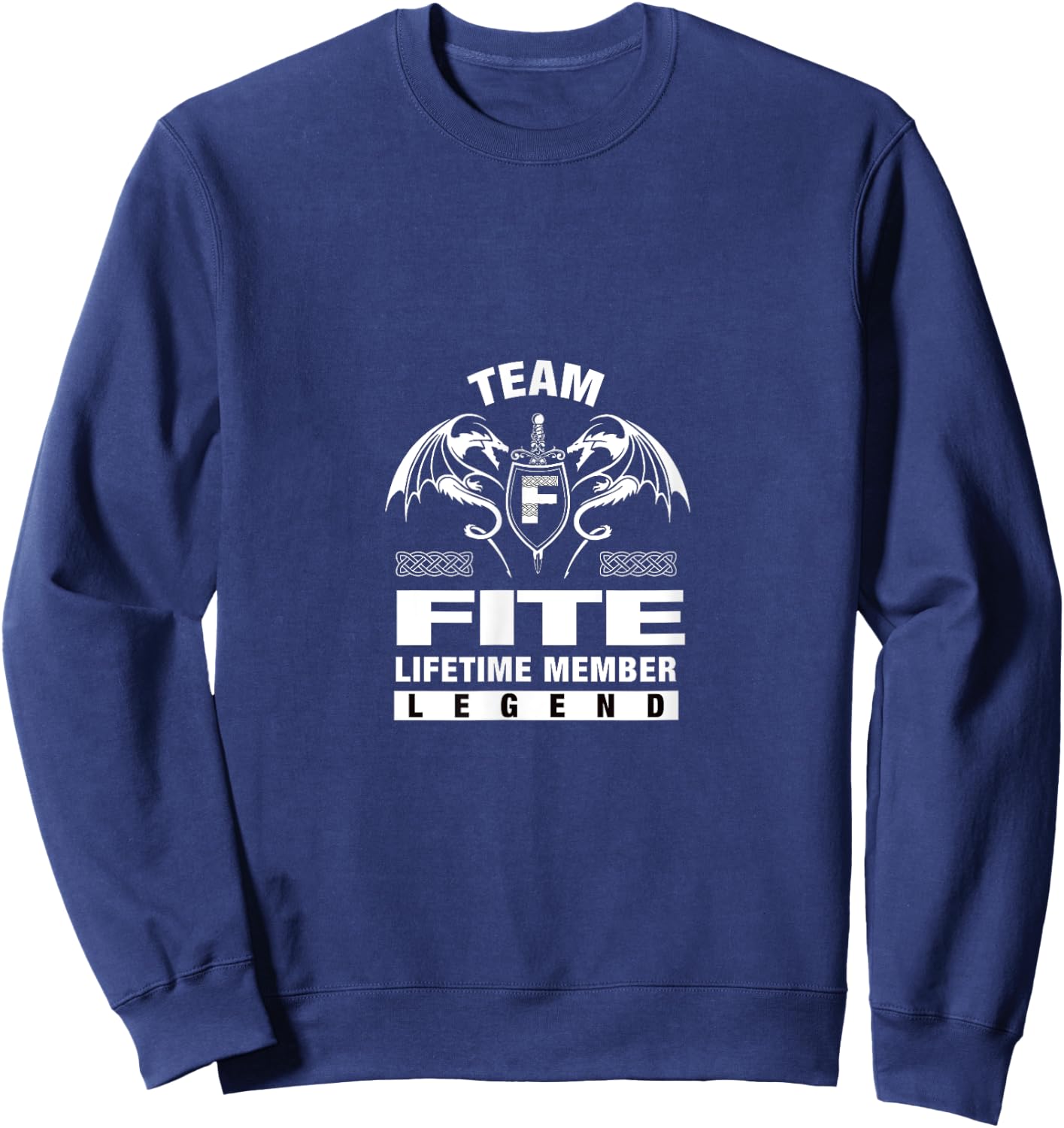 Team FITE - Lifetime Member Gifts Sweatshirt - Sweatshirt | Navy