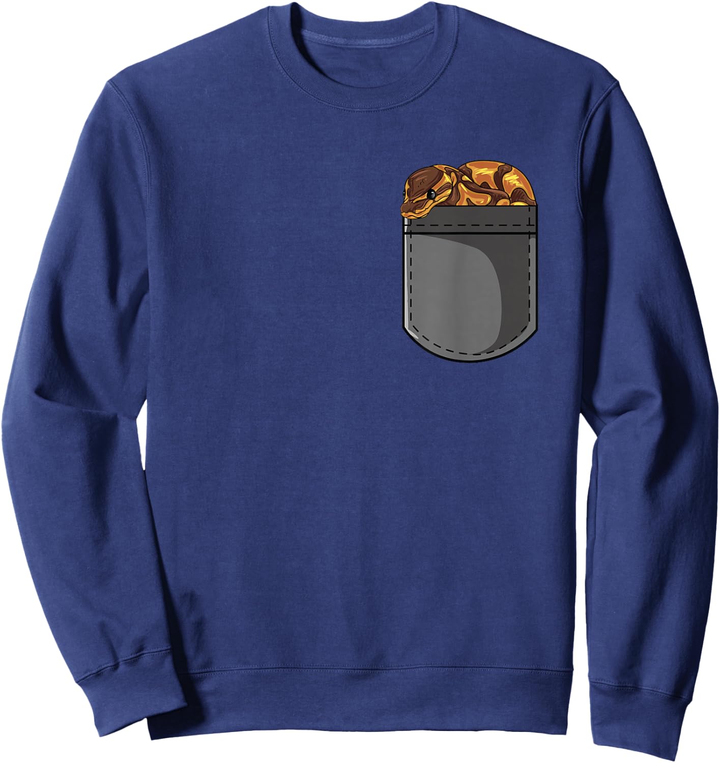 Snake Lovers - I Love Mine Sweatshirt - Sweatshirt | Navy