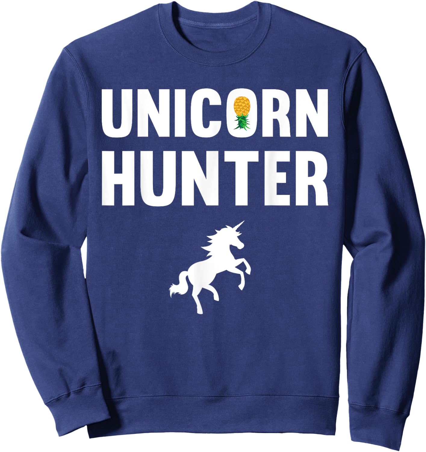 Unicorn Hunter Funny Swingers Polyamory Couple Swinging Sweatshirt - Sweatshirt | Navy