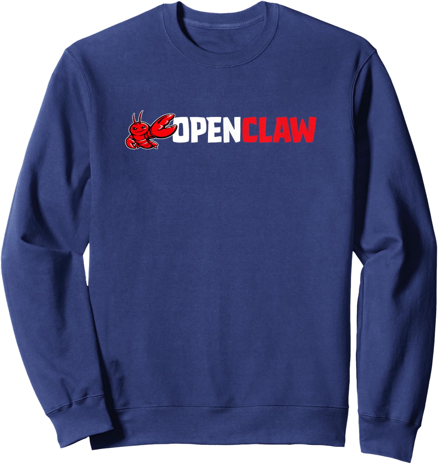 OpenClaw - Autonomous AI Agent and Personal Assistant Sweatshirt - Sweatshirt | Navy