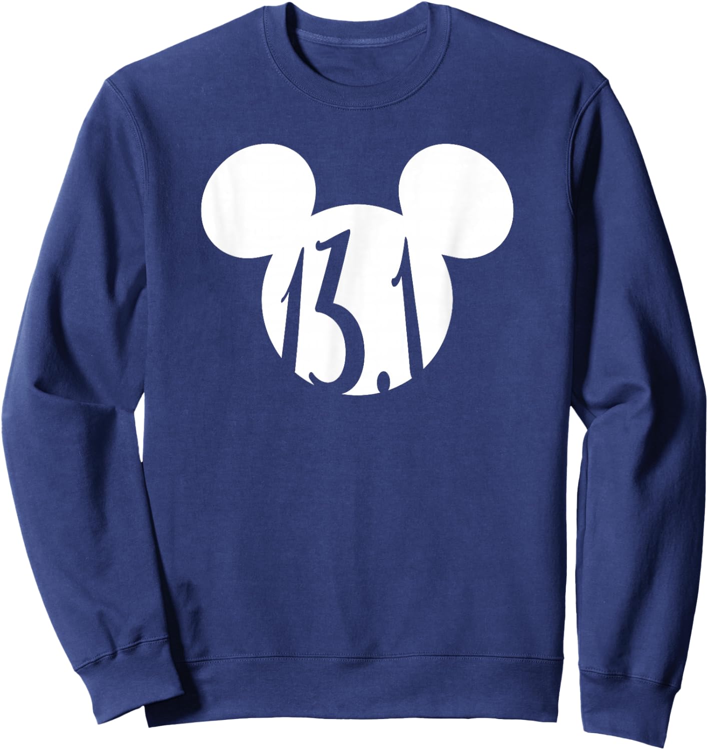 Disney Mickey Mouse Half Marathon 13.1 Fitness Runner Sweatshirt - Sweatshirt | Navy