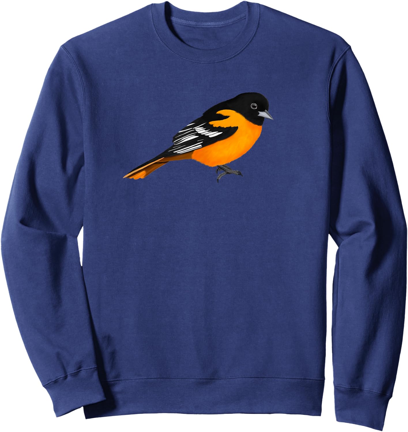 jz.birds Oriole Bird Birdlover Birdwatcher Ornithologist Biologist , Black Sweatshirt - Sweatshirt | Navy