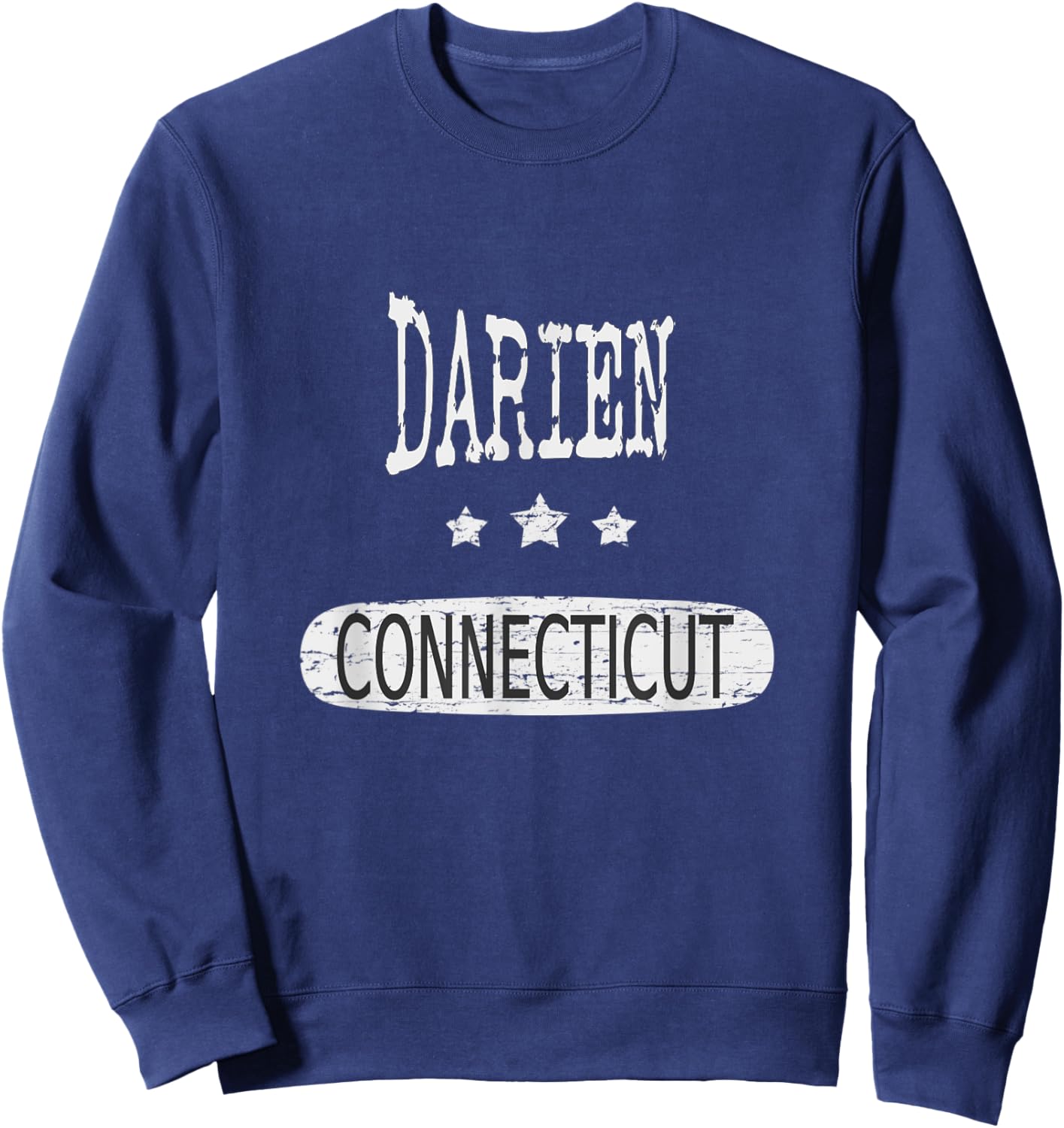 Vintage Darien Connecticut Sweatshirt - Sweatshirt | Navy